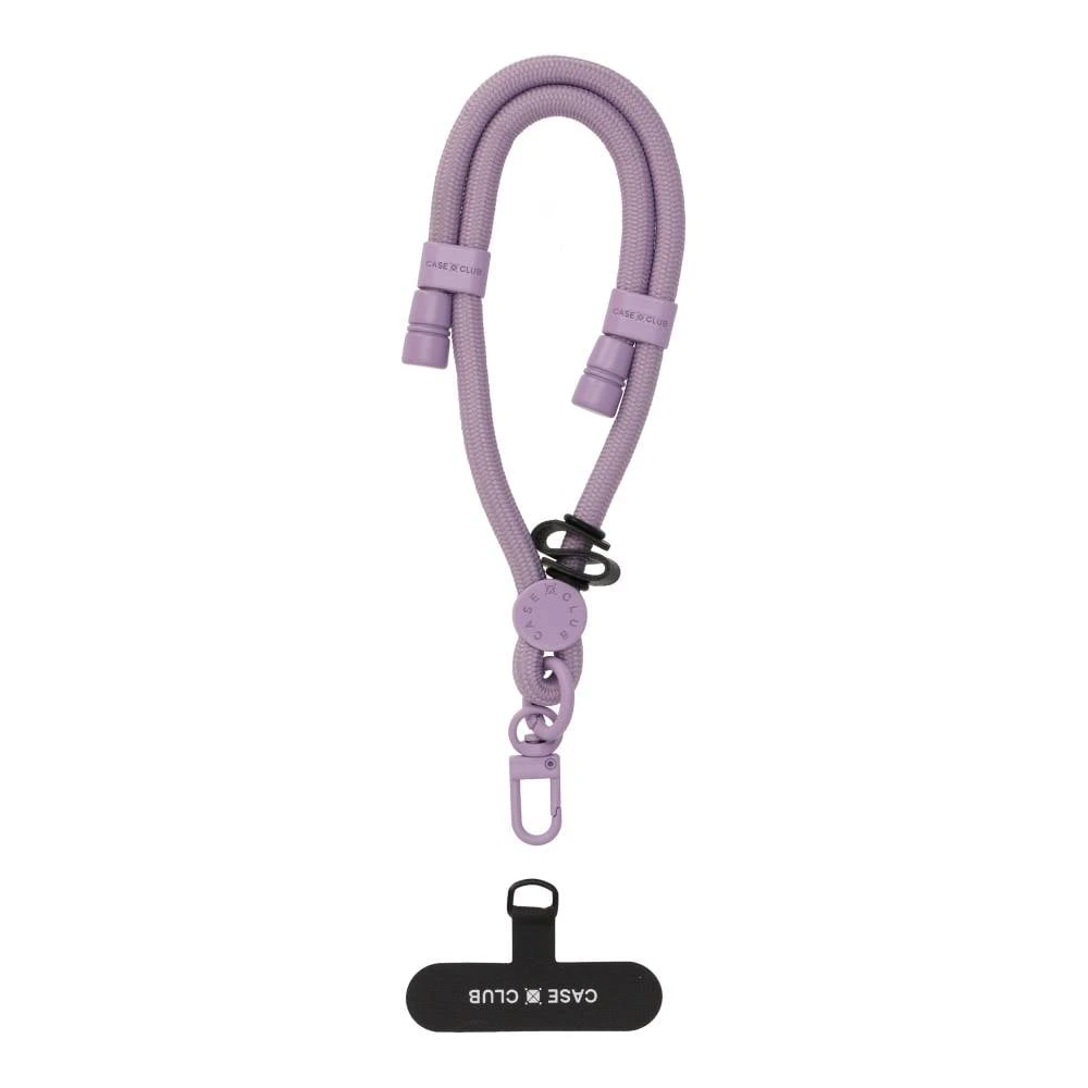 lilac rope wrist strap